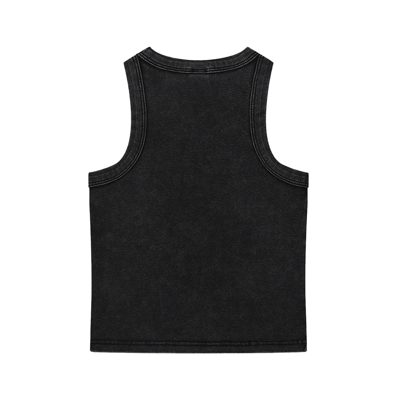 HTC Orbit Crop Tank Top — Washed Black / Snow Washed Tank Top Women